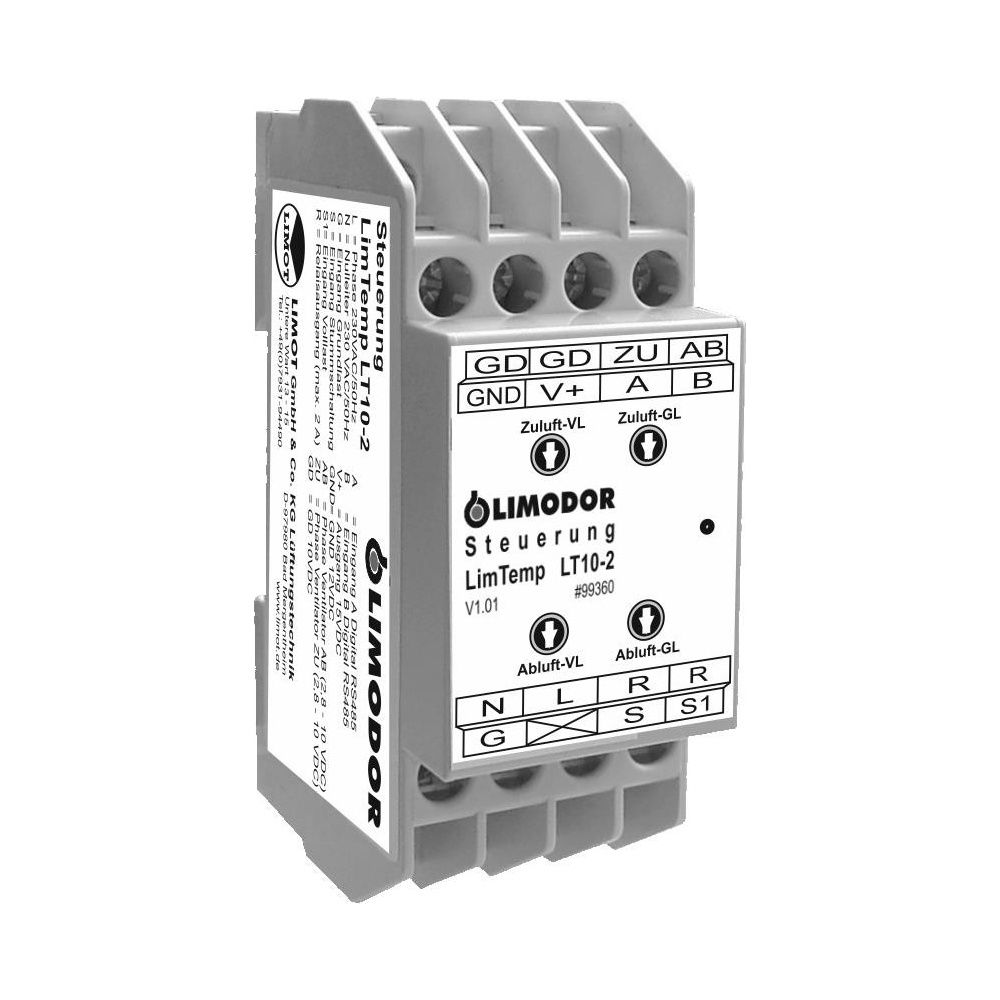 Limodor Steuerung AIRBASE Plus/Temp LimTemp LT10-2, 90x36x57mm, 230V, IP20... LIMODOR-99360 4043828993600 (Abb. 2)