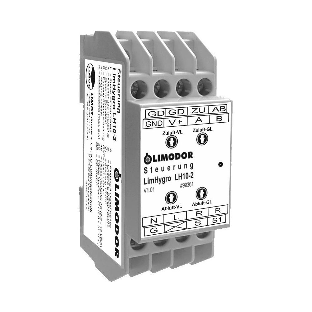 Limodor Steuerung AIRBASE Plus/Hygro LimHygro LH10-2, 90x36x57mm, IP20... LIMODOR-99361 4043828993617 (Abb. 2)