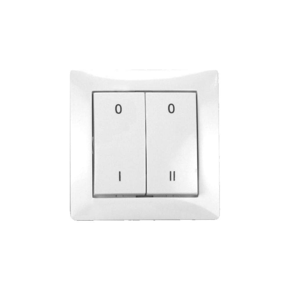 Limodor Lüfterschalter 2-stufig/1-fach, 250V 10A, polarweiß... LIMODOR-99611 4043828996113 (Abb. 1)