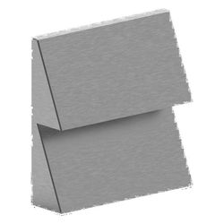 Limodor Außenhaube 205x205x58mm, 205x205x58mm, Edelstahl, natur... LIMODOR-38027 4043828380271 (Abb. 1)