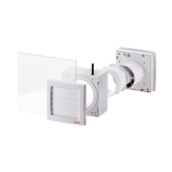 Maico Fenstereinbausatz FE 100/1 AP mit selbstt.Klappe 0093.0499