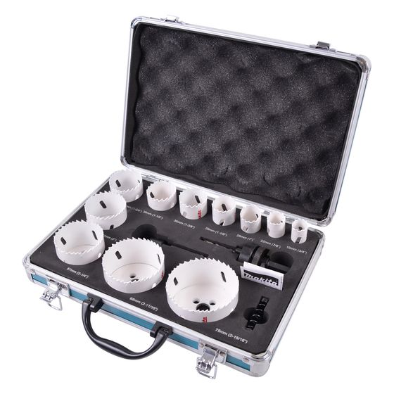 Makita Lochsägen-Set D-47298, 19-75mm 38mm Schnitttiefe, HSS-BiM