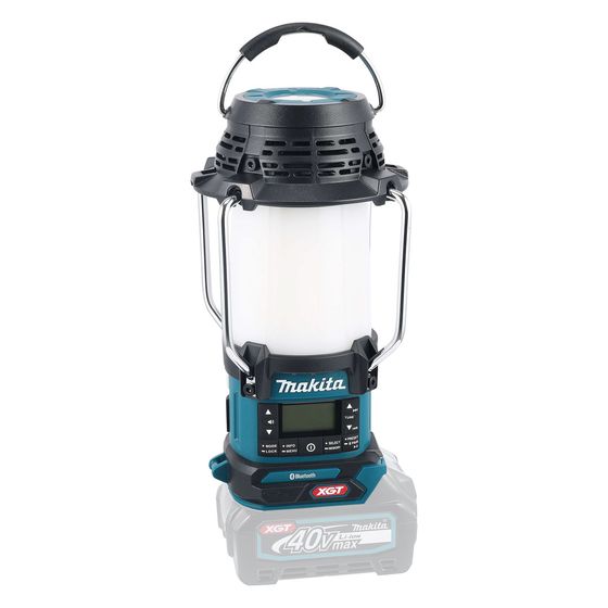 Makita Akku-Radio mit Laterne MR009GZ, 40V, 1.000 lx, 310 lm, 126x147x295mm