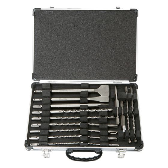 Makita Hammerbohrer- und Meißel-Set, 17-teilig, SDS-Plus, 2-Schneider, D-42444
