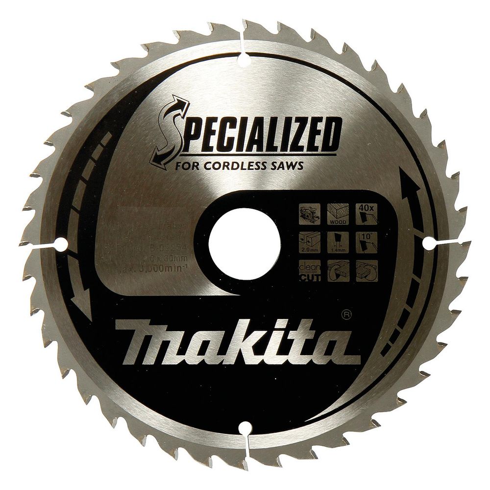 Makita Kreissägeblatt Specialized, 165mm Durchmesser 20mm Bohrung 24 Zähne 1,5mm Schnittbreite 20 Gr... MAKITA-B-32904  (Abb. 3)