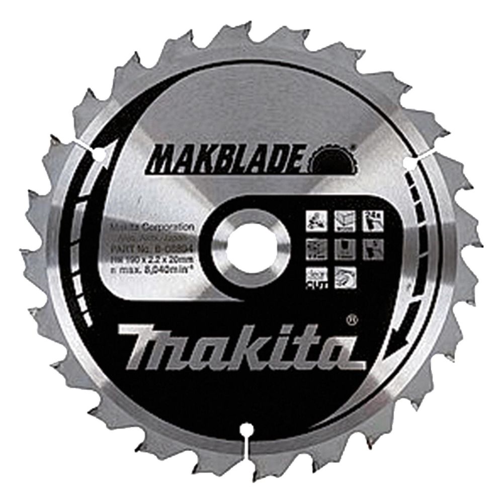 Makita Kreissägeblatt MAKBLADE B-32873, 260x30mm, 100 Zähne, 2,3mm Schnittbreite, 5 Grad Zahnwinkel,... MAKITA-B-32873  (Abb. 5)