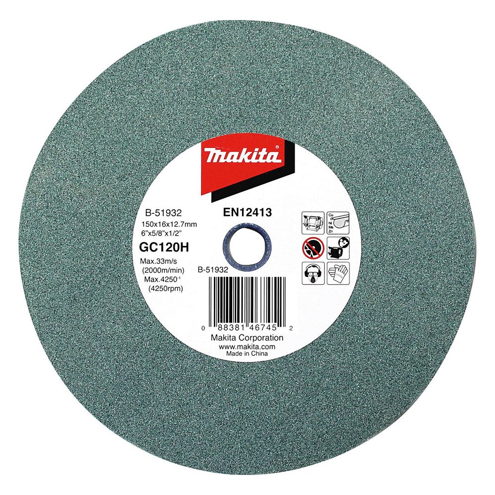 Makita Schleifstein, 150x16x12,7mm, Körnung 120, B-51932... MAKITA-B-51932  (Abb. 3)