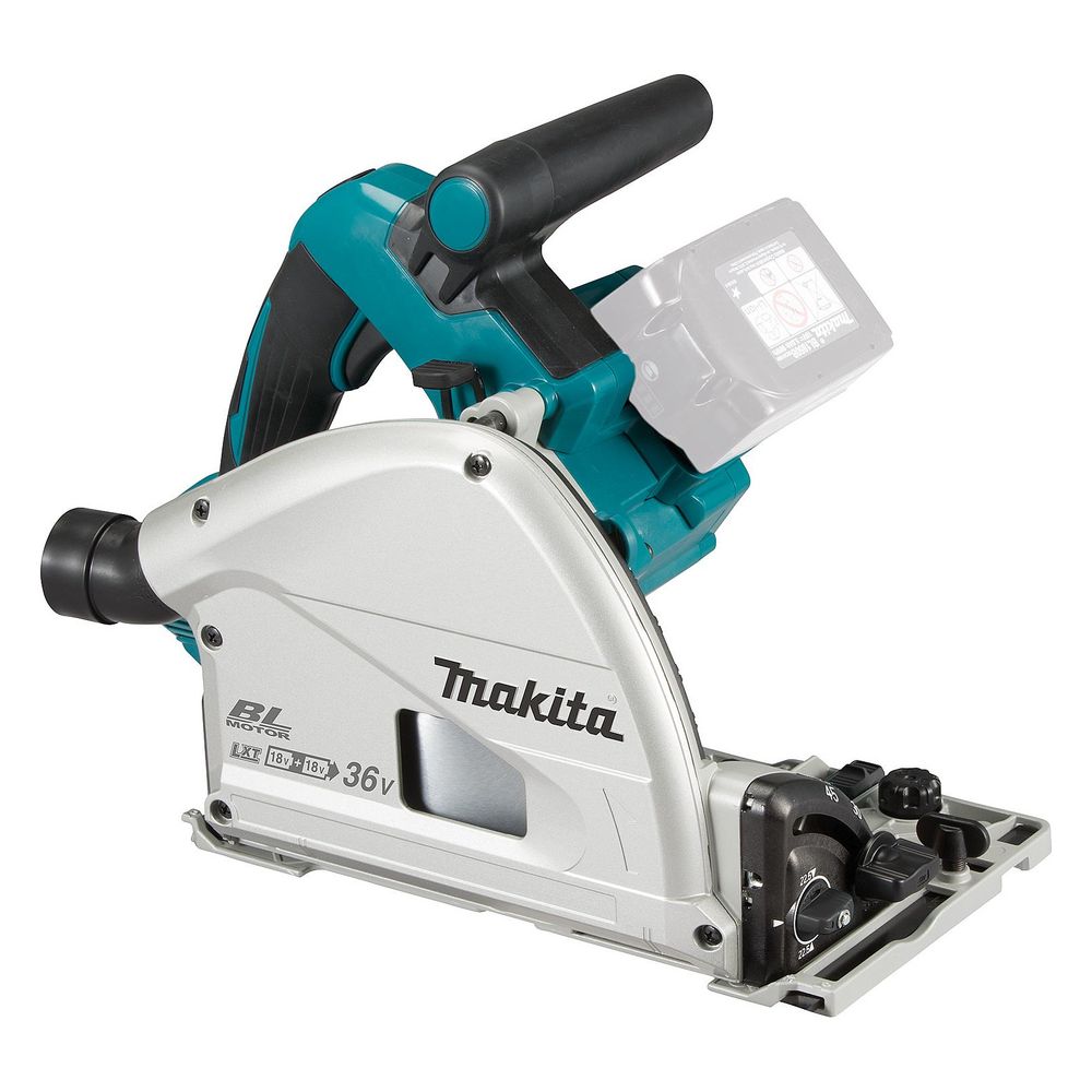 Makita Akku-Tauchsäge DSP600ZJ, 2x18V, 165x20mm, 56mm Schnitttiefe, 5,1kg, inkl. MAKP... MAKITA-DSP600ZJ 0088381844291 (Abb. 10)