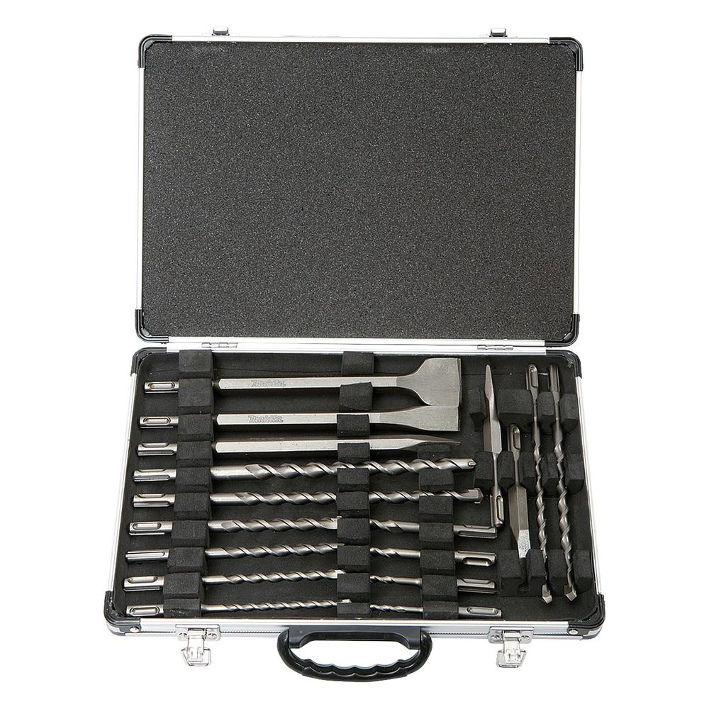 Makita Hammerbohrer- und Meißel-Set, 17-teilig, SDS-Plus, 2-Schneider, D-42444... MAKITA-D-42444 0088381404907 (Abb. 3)
