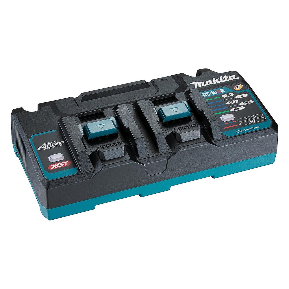 Makita Doppel-Schnellladegerät XGT DC40RB, 40V, Ladezustandsanzeige... MAKITA-191N09-8 0088381579117 (Abb. 9)