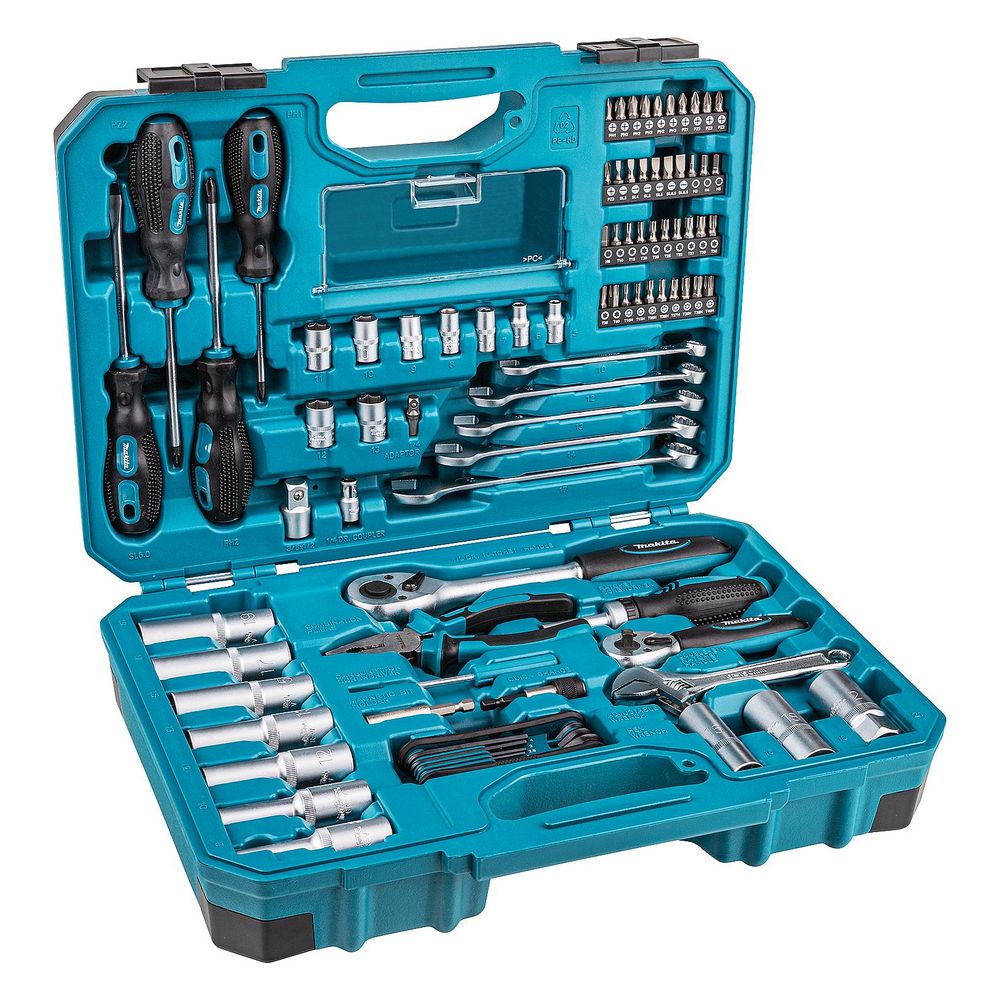 Makita Werkzeugsatz E-08458, 87-teilig, Chrom-Vanadium-Stahl... MAKITA-E-08458 0088381575638 (Abb. 5)