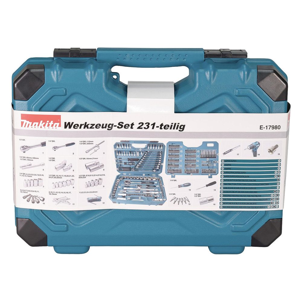 Makita Werkzeugsatz E-17980, 231-teilig... MAKITA-E-17980 0088381796101 (Abb. 8)