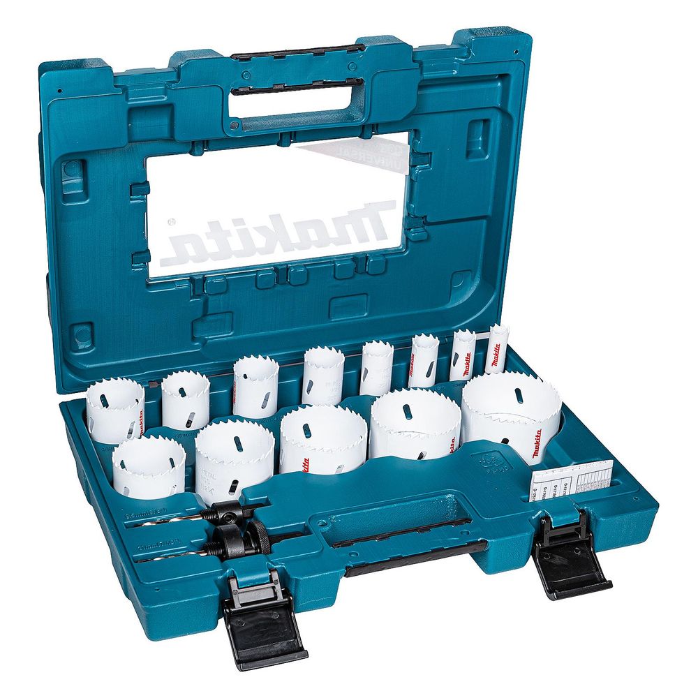 Makita Lochsägen-Set, 16-tlg., 16-76mm, 38mm Schnitttiefe, Bi-Metall, D-63993... MAKITA-D-63993 0088381532396 (Abb. 6)