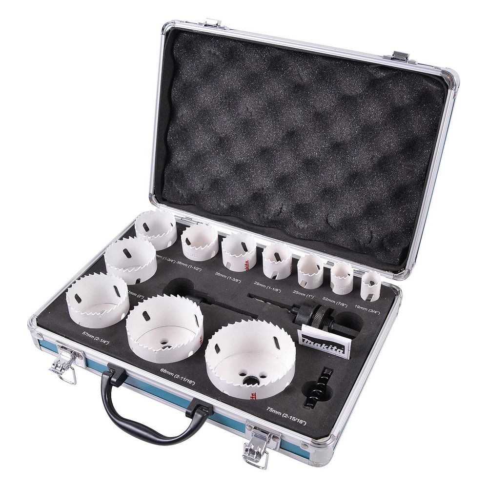 Makita Lochsägen-Set D-47298, 19-75mm 38mm Schnitttiefe, HSS-BiM... MAKITA-D-47298 0088381424370 (Abb. 4)