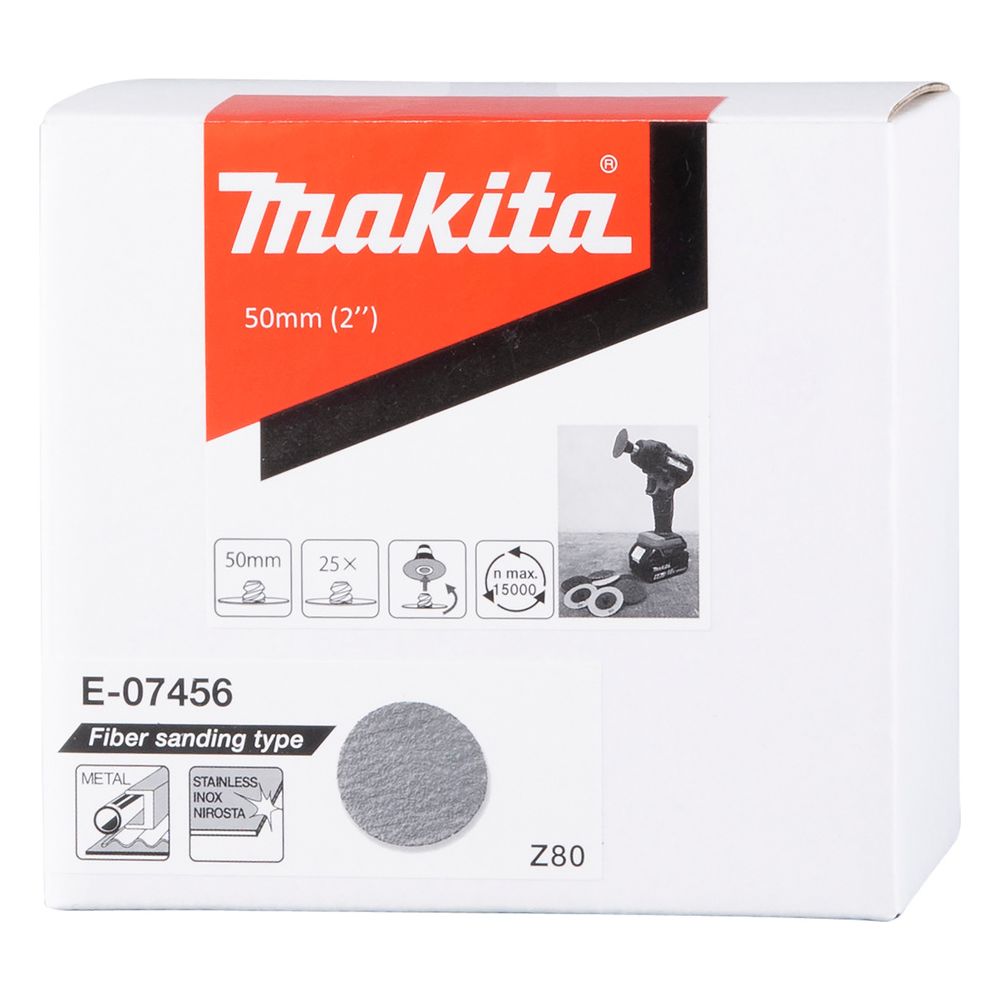 Makita Schleifscheibe E-07456, 50mm, K80... MAKITA-E-07456 0088381574082 (Abb. 2)