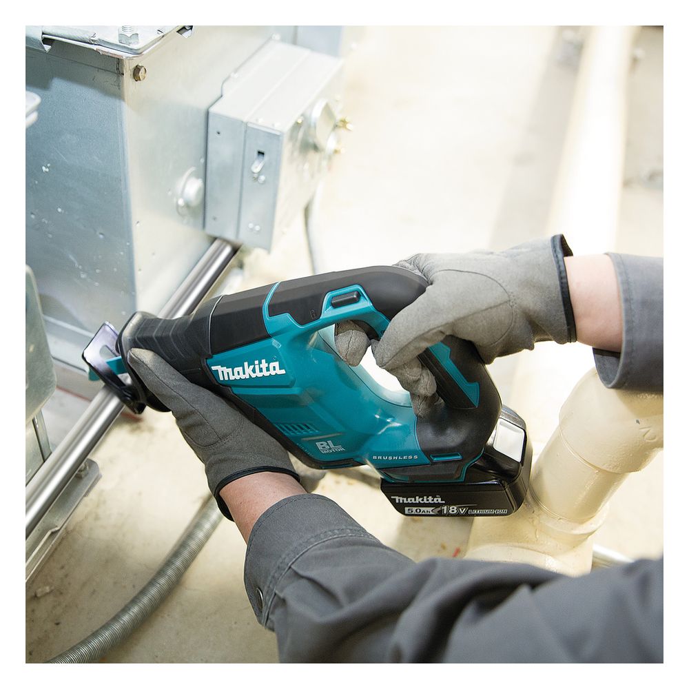 Makita Akku-Reciprosäge DJR188Z, 18V, 0-3.000 min-1, 20mm Hubhöhe, werkzeugloser Sägebl... MAKITA-DJR188Z 0088381851770 (Abb. 9)