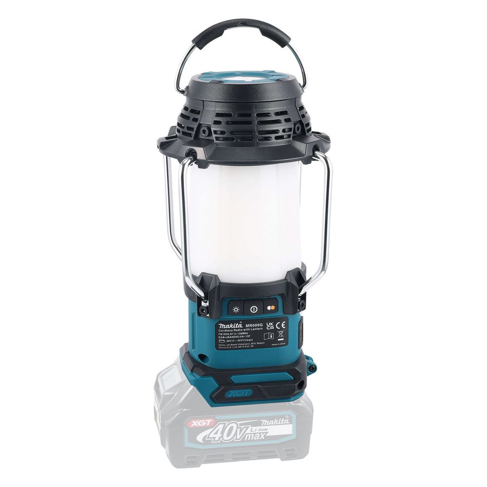 Makita Akku-Radio mit Laterne MR009GZ, 40V, 1.000 lx, 310 lm, 126x147x295mm... MAKITA-MR009G 0088381763455 (Abb. 5)