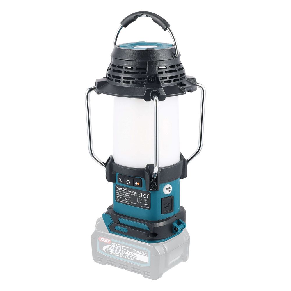 Makita Akku-Radio mit Laterne MR009GZ, 40V, 1.000 lx, 310 lm, 126x147x295mm... MAKITA-MR009G 0088381763455 (Abb. 7)