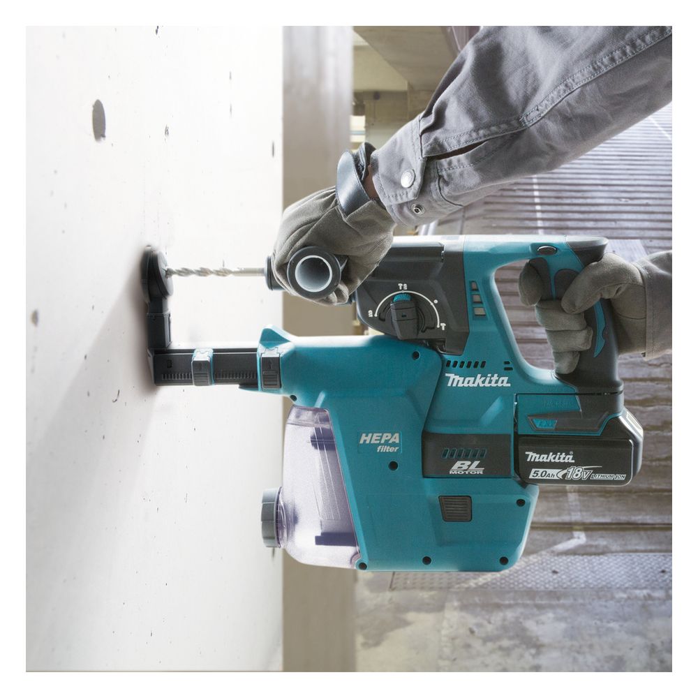 Makita Akku-Kombihammer DHR243RTJ, 18V, 2,0J, 24mm, SDS-Plus... MAKITA-DHR243RTJ  (Abb. 9)