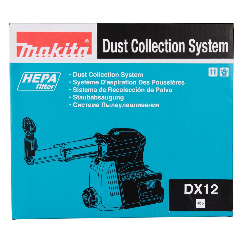 Makita Staubabsaugung DX12, Bohr-ø 28mm Bohrtiefe 260mm Volumen 400ml Gewicht 1,6kg... MAKITA-191E54-9 0088381560047 (Abb. 2)