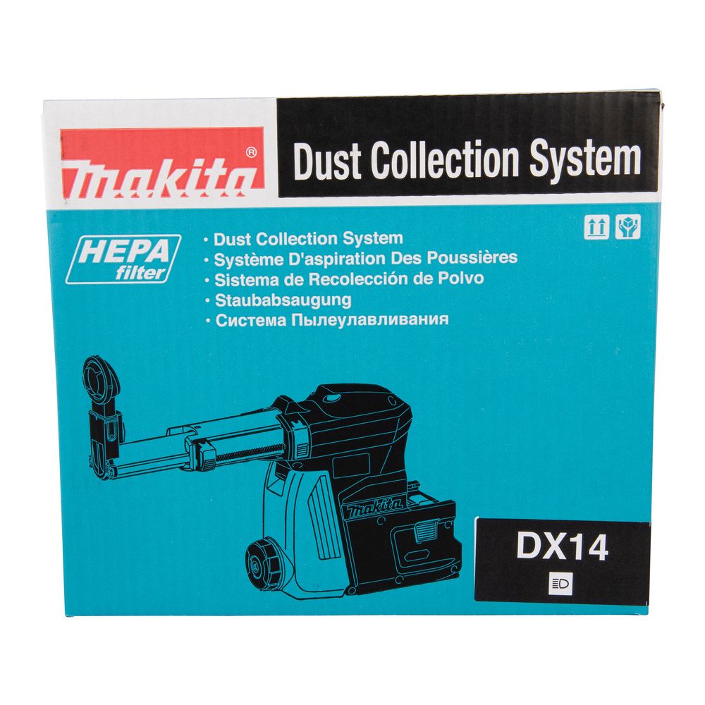 Makita Staubabsaugung DX14, Bohr-ø 28mm, Bohrtiefe 260mm, 400ml, 1,6kg... MAKITA-191E60-4 0088381560108 (Abb. 2)