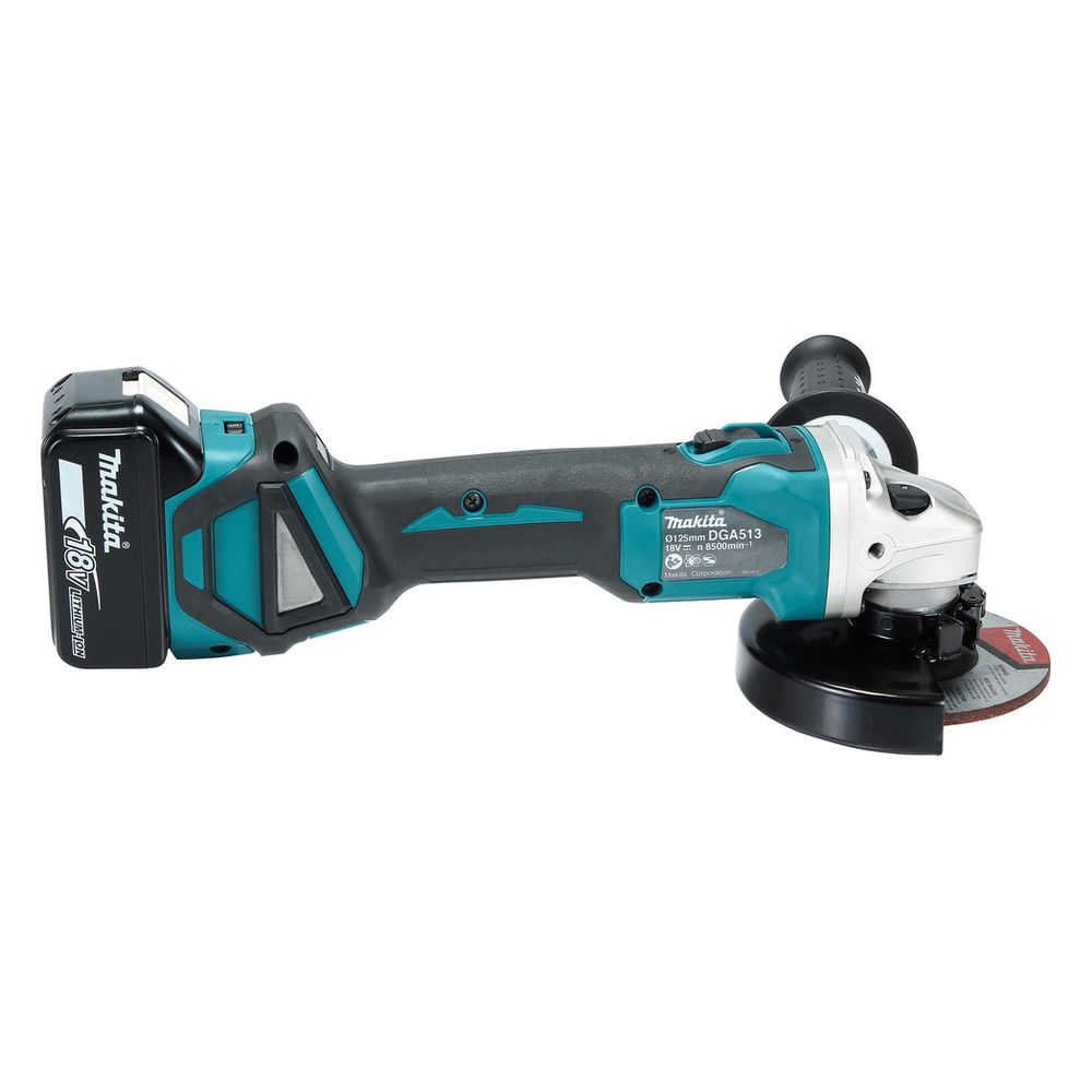 Makita Akku-Winkelschleifer DGA513, 18V, 125mm, 3.000-8.500 min-1, bürstenlos... MAKITA-DGA513Z 0088381853590 (Abb. 6)
