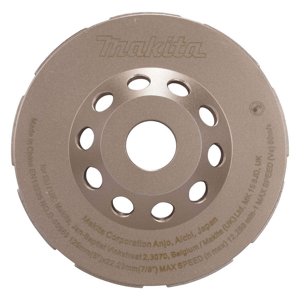 Makita Schleiftopf, 125x22,23x5mm, grob, D-80569... MAKITA-D-80569  (Abb. 4)
