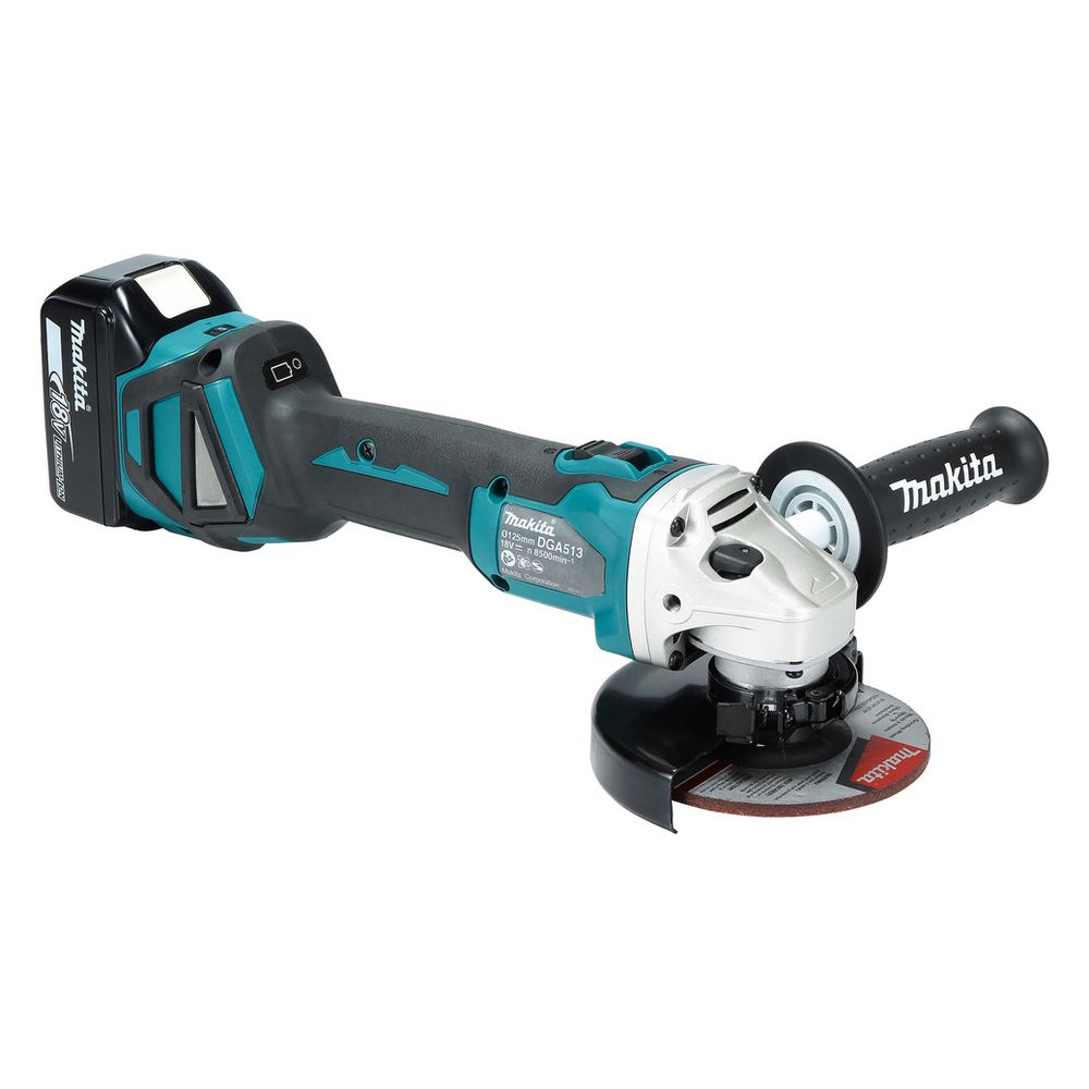 Makita Akku-Winkelschleifer DGA513, 18V, 125mm, 3.000-8.500 min-1, bürstenlos... MAKITA-DGA513Z 0088381853590 (Abb. 8)