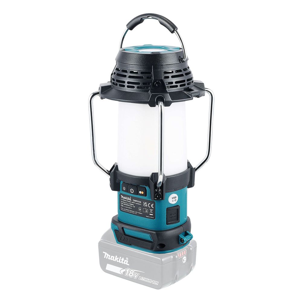 Makita Akku-Radio mit Laterne DMR056, 18V, 1.000 lx, 310 lm, 126x129x289mm... MAKITA-DMR056 0088381763509 (Abb. 7)