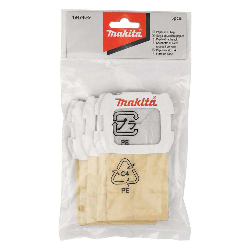 Makita Staubsack-Papier, Papier, 194746-9... MAKITA-194746-9  (Abb. 2)