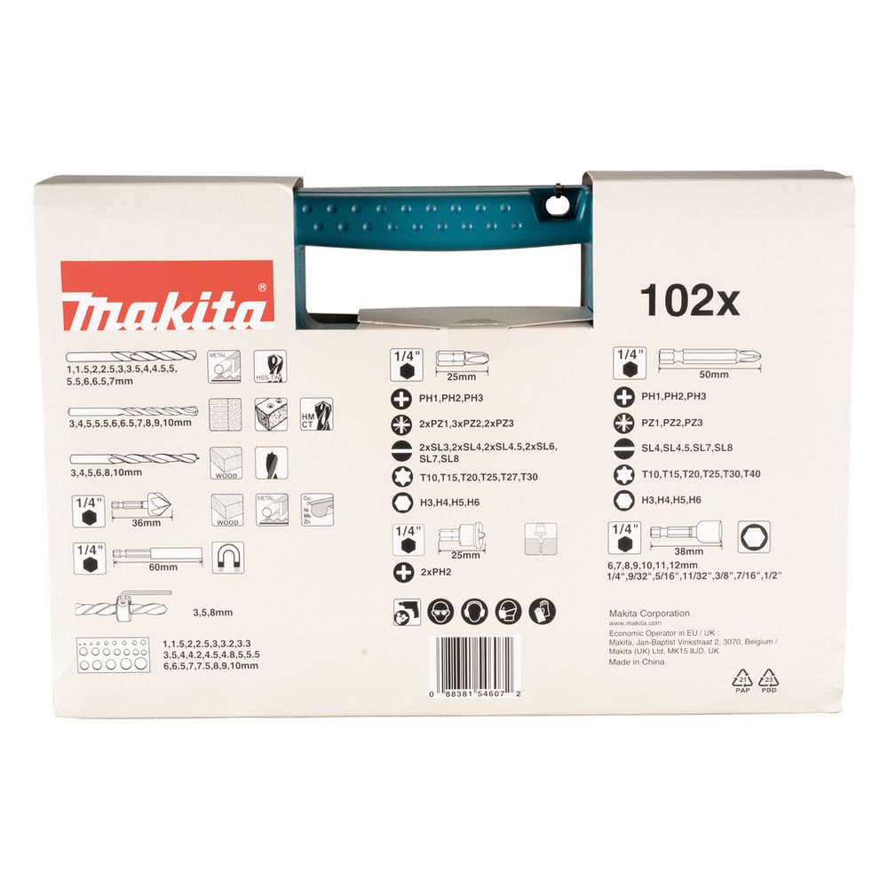 Makita Bohrer-Bit-Set B-68432, 102-teilig... MAKITA-B-68432 0088381546072 (Abb. 4)