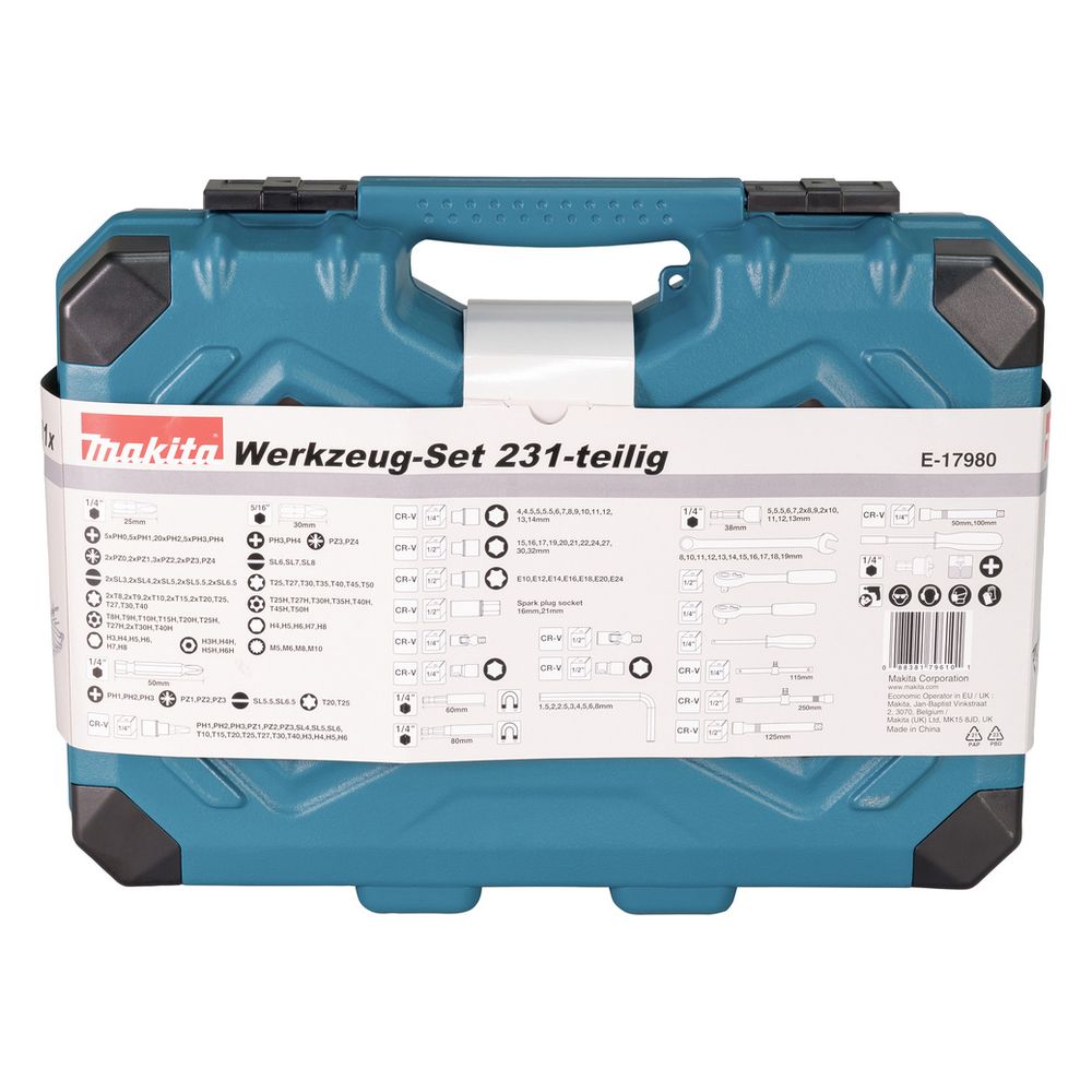 Makita Werkzeugsatz E-17980, 231-teilig... MAKITA-E-17980 0088381796101 (Abb. 3)