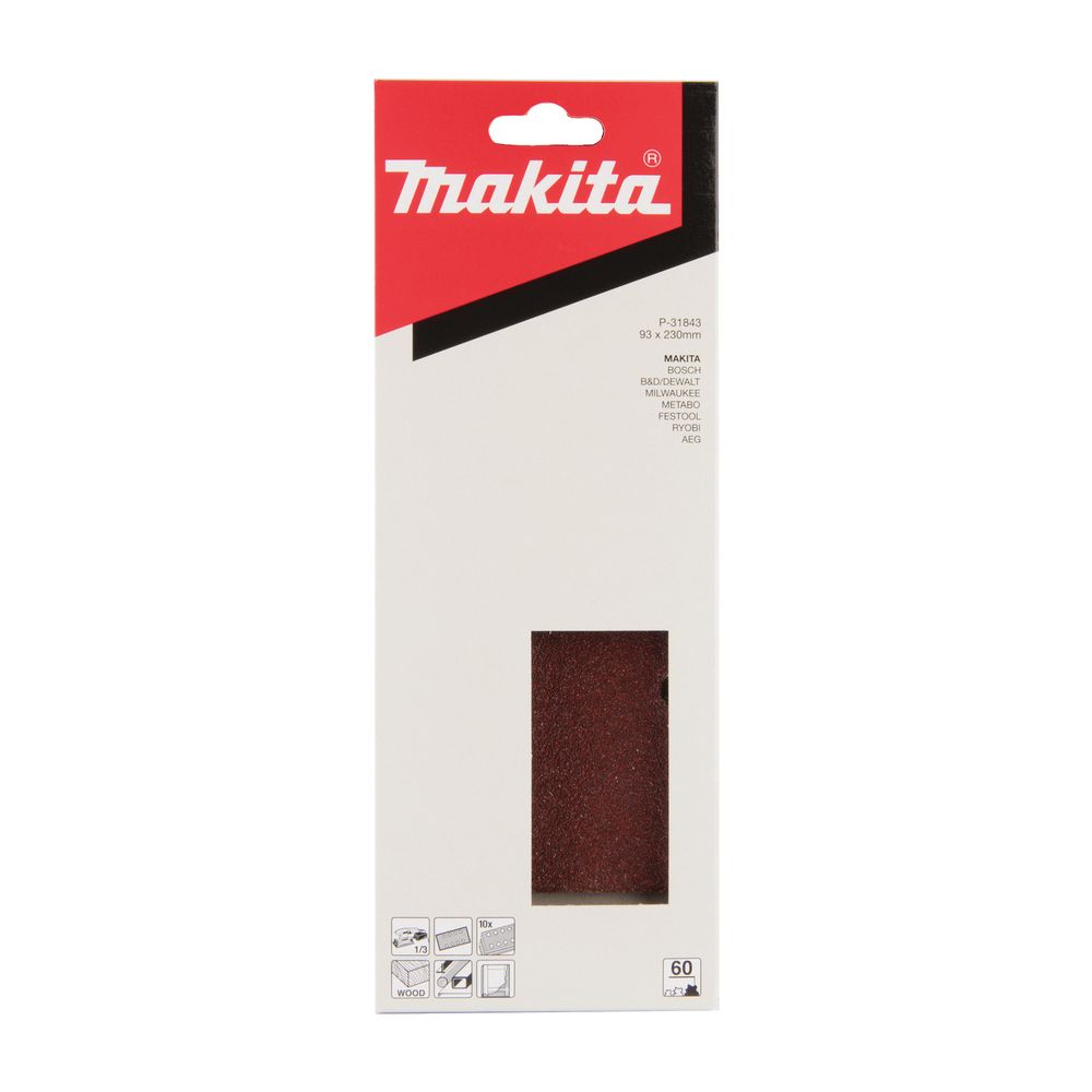 Makita Schleifpapier P-31843, 93x230mm, K60, 8 Loch... MAKITA-P-31843  (Abb. 2)