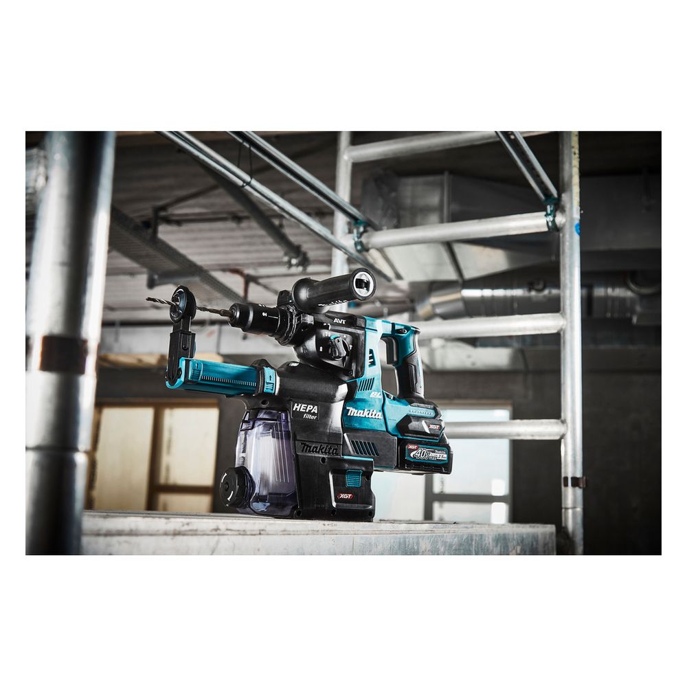 Makita Staubabsaugung DX14, Bohr-ø 28mm, Bohrtiefe 260mm, 400ml, 1,6kg... MAKITA-191E60-4 0088381560108 (Abb. 12)