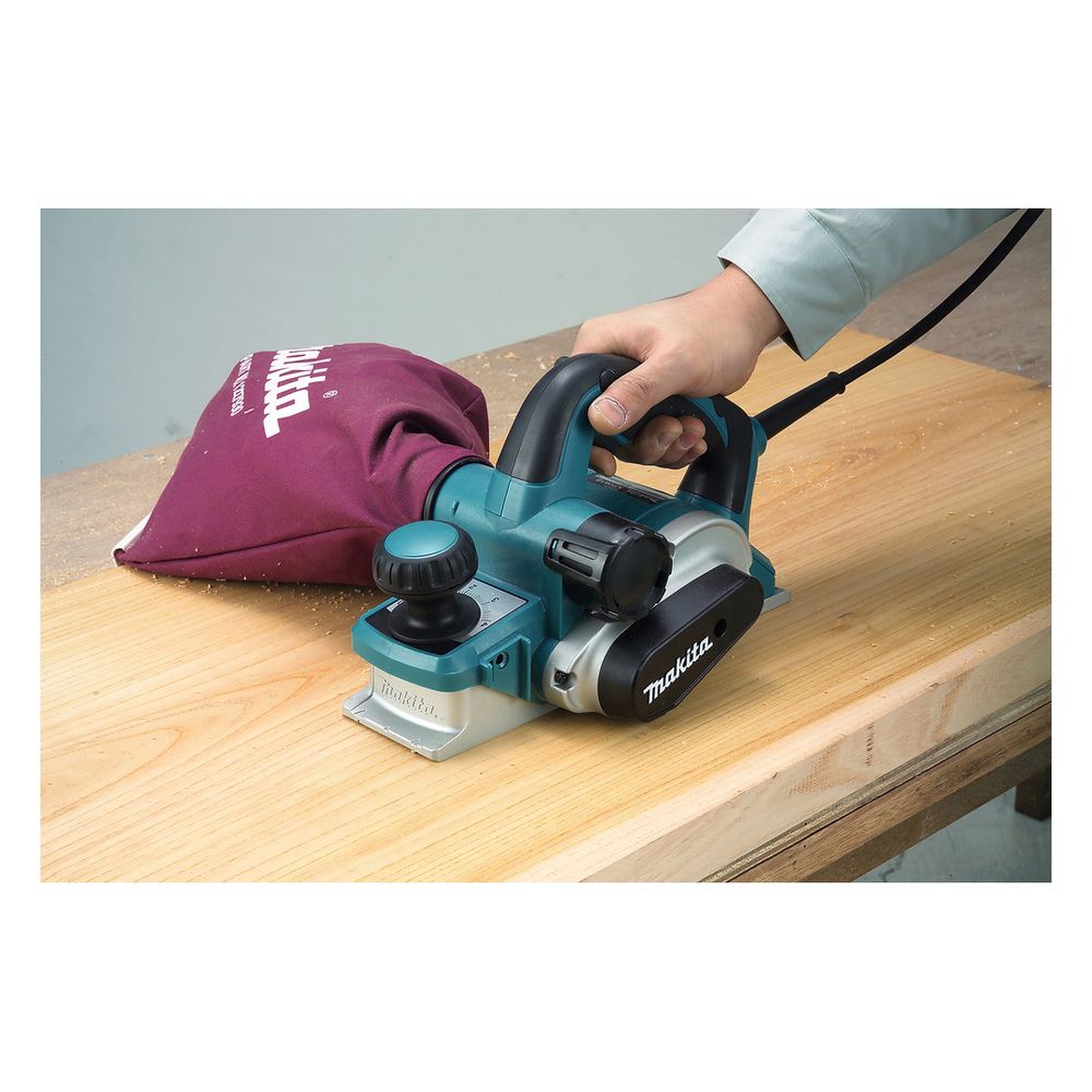 Makita Falzhobel KP0810J, 850W, 82mm, 4mm Hobeltiefe, 25mm Falztiefe... MAKITA-KP0810J  (Abb. 2)