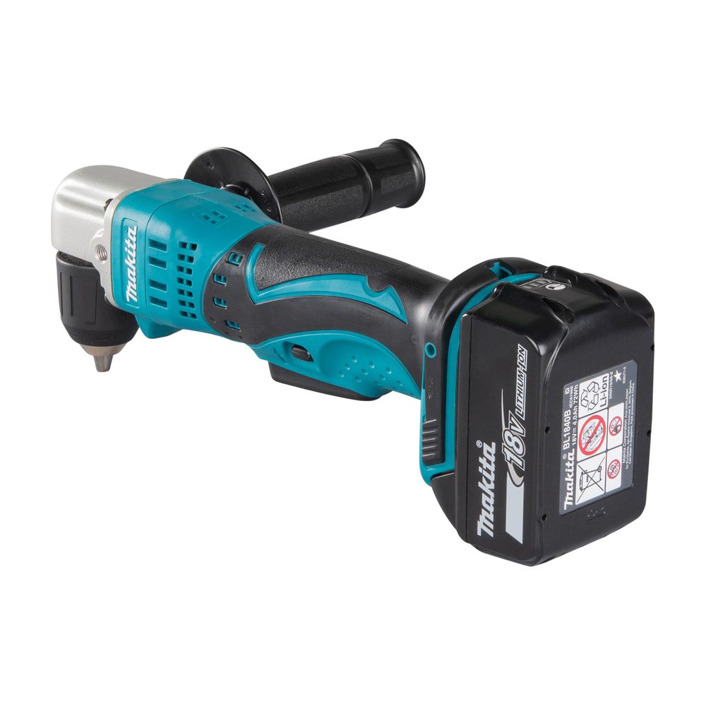 Makita Akku-Winkelbohrmaschine DDA351, 18V, 0-1.800 min-1, 13,5 Nm, 1,5-10mm Bohrfutter... MAKITA-DDA351Z  (Abb. 4)