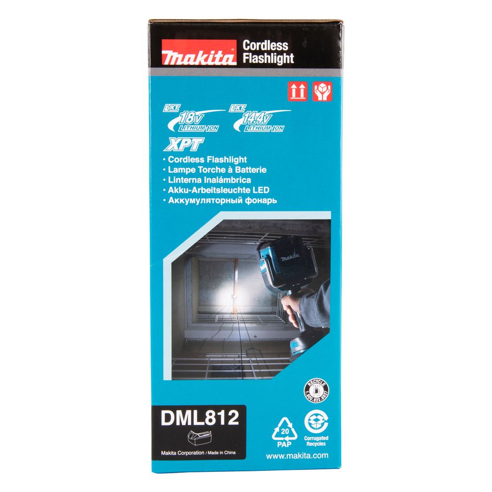 Makita Akku-LED-Arbeitsleuchte DML812, 18 V, 1.250 lm, 640 m Leuchtweite... MAKITA-DEBDML812  (Abb. 5)