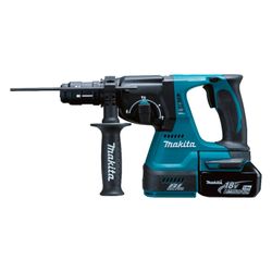 Makita Akku-Kombihammer DHR243RTJ, 18V, 2,0J, 24mm, SDS-Plus... MAKITA-DHR243RTJ  (Abb. 1)
