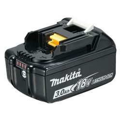 Makita Akku LXT BL1830B, 18V 3,0Ah Li-Ion mit Ladezustandsanzeige... MAKITA-197599-5  (Abb. 1)