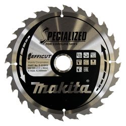Makita Kreissägeblatt Efficut 235x30x2,2mm, 24 Zähne, 20 Grad Zahnwinkel... MAKITA-E-01915 0088381556149 (Abb. 1)