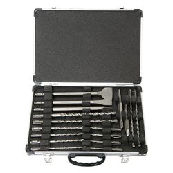 Makita Hammerbohrer- und Meißel-Set, 17-teilig, SDS-Plus, 2-Schneider, D-42444... MAKITA-D-42444 0088381404907 (Abb. 1)