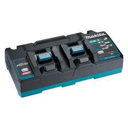 Makita Doppel-Schnellladegerät XGT DC40RB, 40V, Ladezustandsanzeige... MAKITA-191N09-8 0088381579117 (Abb. 1)