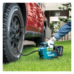 Makita Akku-Kompressor MP001GZ, 40V, 11,1 bar, 24 l/min, 0,65m Schlauch, 351x108x231mm,... MAKITA-MP001GZ 0088381748926 (Abb. 1)
