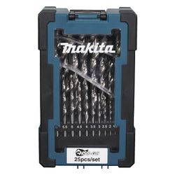 Makita Bohrer-Set D-78368, 1-13mm, HSS-GS, 25-teilig... MAKITA-D-78368  (Abb. 1)
