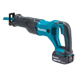 Makita Akku-Säbelsäge DJR186ZK, 18V 0-2.800 min-1 32mm Hubhöhe, 255mm Schnitttiefe Holz, 130mm Schn... MAKITA-DJR186ZK  (Abb. 1)