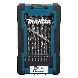 Makita Bohrer-Set D-78368, 1-13mm, HSS-GS, 25-teilig... MAKITA-D-78368  (Abb. 1)