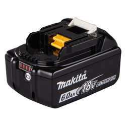 Makita Akku LXT BL1860B, 18V, 6Ah, Li-Ion, 197422-4... MAKITA-197422-4  (Abb. 1)