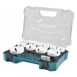 Makita Lochsägen-Set, 16-tlg., 16-76mm, 38mm Schnitttiefe, Bi-Metall, D-63993... MAKITA-D-63993 0088381532396 (Abb. 1)