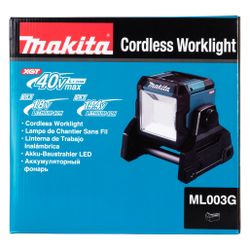 Makita Akku-LED-Baustrahler ML003G, 18-40V, 1.100lm, 240 Grad, 3,7kg... MAKITA-ML003G 0088381746632 (Abb. 1)