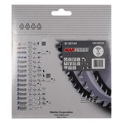 Makita Kreissägeblatt MAKFORCE B-32144, 190mm, 30mm Bohrung, 12 Zähne, 2,4mm Schnittbreite, 20 Grad ... MAKITA-B-32144  (Abb. 1)